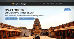 Desktop Screenshot of explorehampi.com